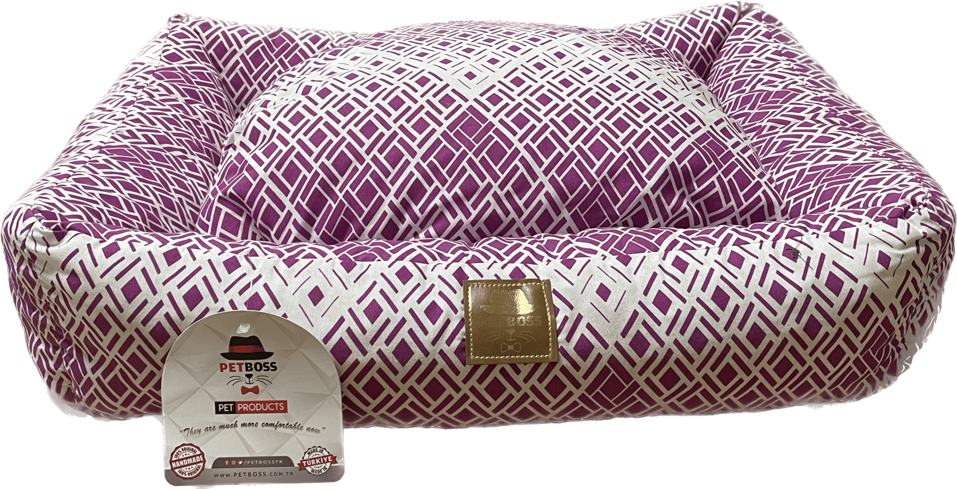Petboss Lıve Set M (Mor-Beyaz)