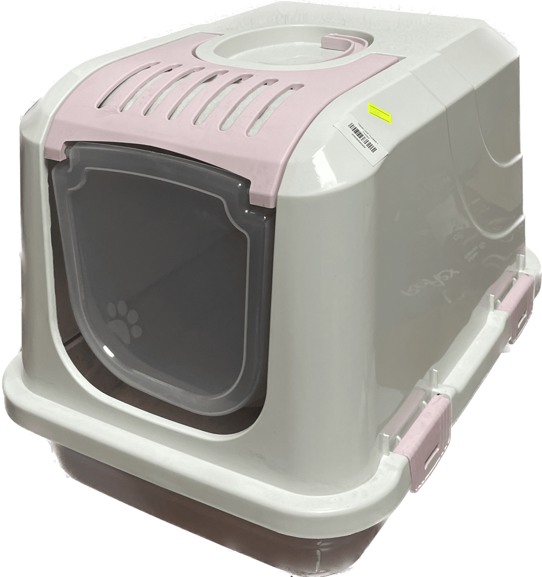 İba Pet Kapalı Kedi Tuvaleti 1 Pembe