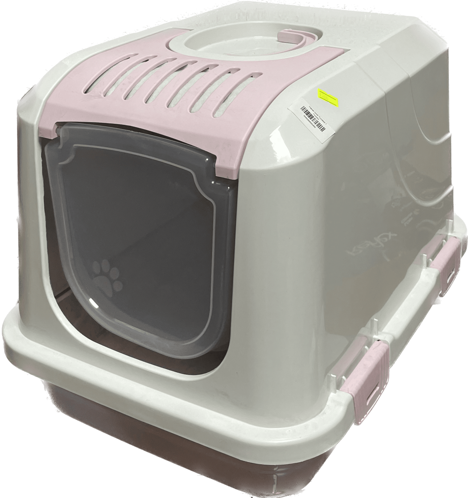 İba Pet Kapalı Kedi Tuvaleti 1 Pembe