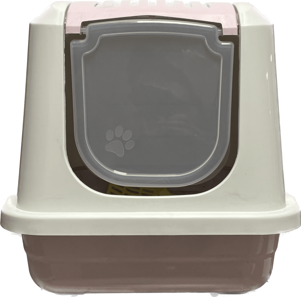 İba Pet Kapalı Kedi Tuvaleti 1 Pembe