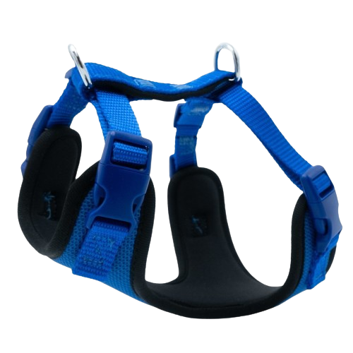 Doggie Havalı Dokuma Göğüs Tasması Royalmavi 1,5X35-45Cm