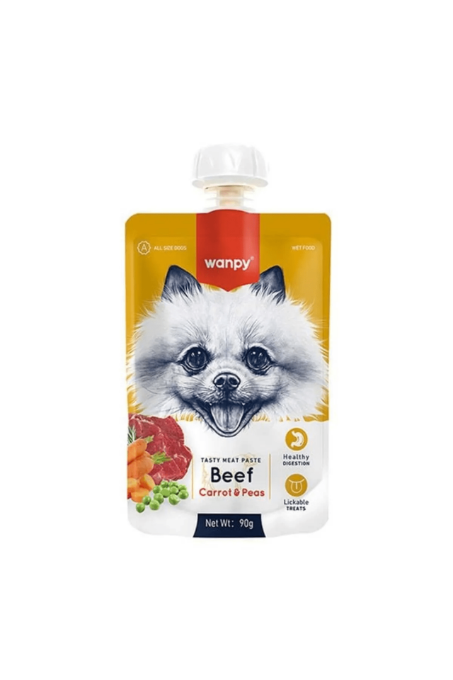 Wanpy Sığır Etli Köpek Ödül Maması 90 gr