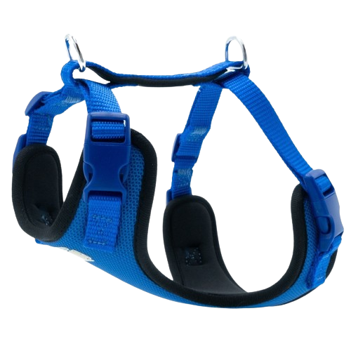Doggie Havalı Dokuma Göğüs Tasması Royalmavi 1,5X40-50Cm