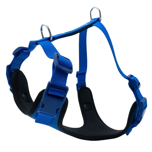Doggie Havalı Dokuma Göğüs Tasması Royalmavi 2X45-55Cm