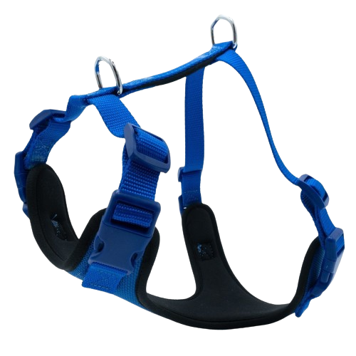 Doggie Havalı Dokuma Göğüs Tasması Royalmavi 2X45-55Cm