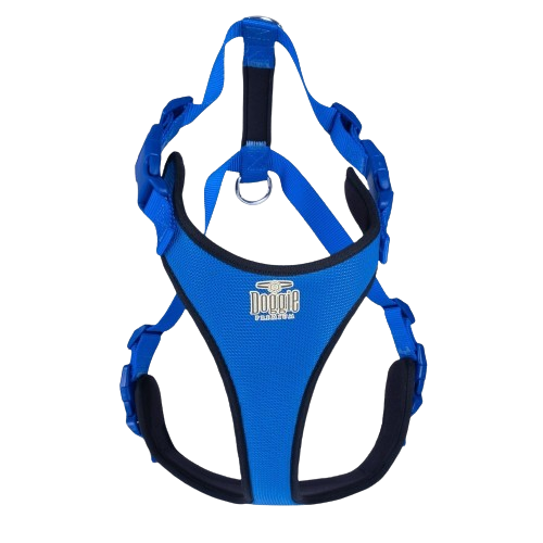 Doggie Havalı Dokuma Göğüs Tasması Royalmavi 2X55-65Cm