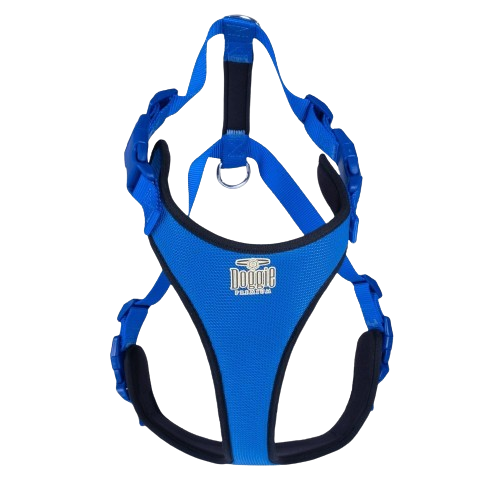 Doggie Havalı Dokuma Göğüs Tasması Royalmavi 2X55-65Cm