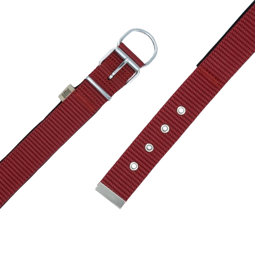 Doggie Konfor Dokuma Boyun Tasması Kırmızı 4X52-60Cm