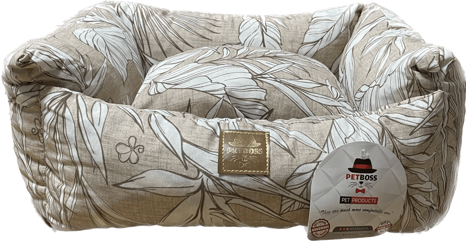 Petboss Long Lıve Set S (Kahverengi-Beyaz)