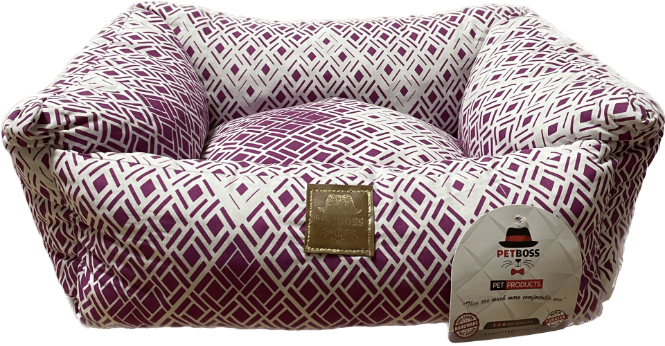 Petboss Long Lıve Set S (Mor-Beyaz)