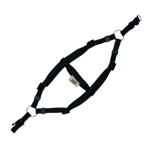 Doggie Konfor Dokuma Ronin Göğüs Tasması Siyah 1X30-35Cm