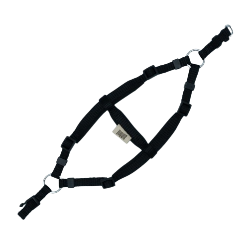 Doggie Konfor Dokuma Ronin Göğüs Tasması Siyah 1X30-35Cm