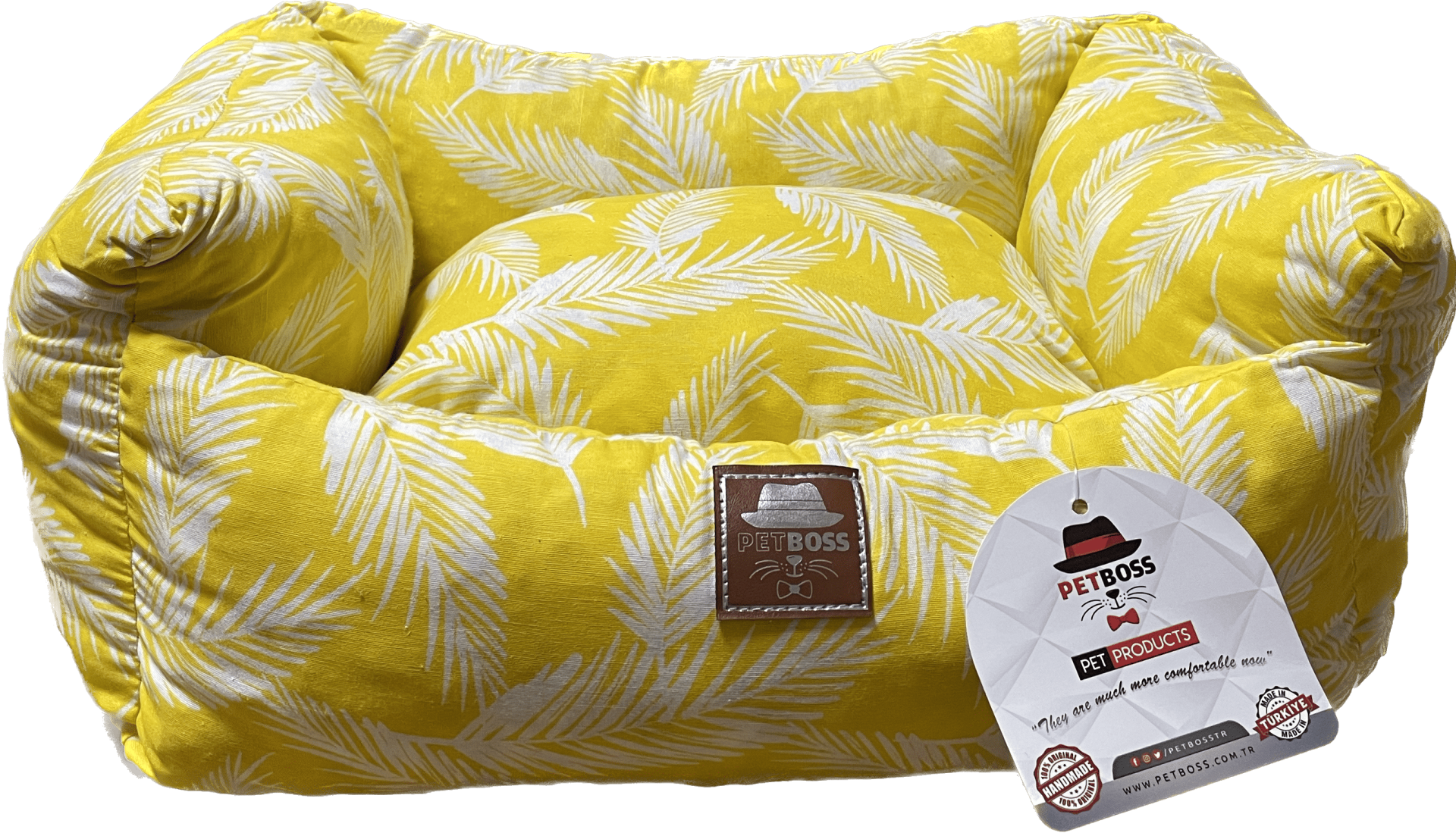 Petboss Long Lıve Set S (Sarı-Beyaz)