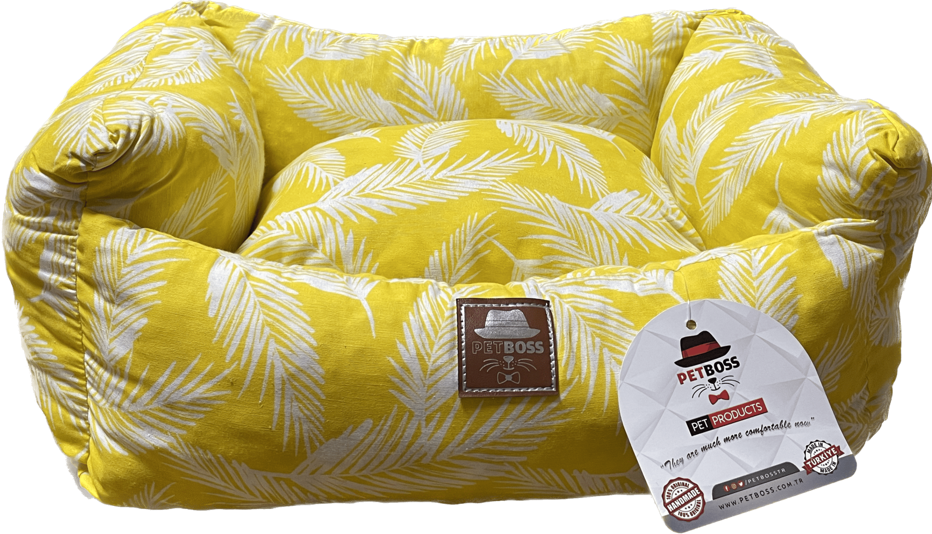 Petboss Long Lıve Set S (Sarı-Beyaz)