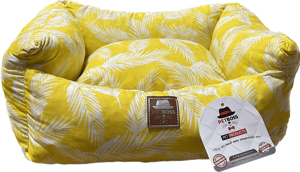 Petboss Long Lıve Set S (Sarı-Beyaz)