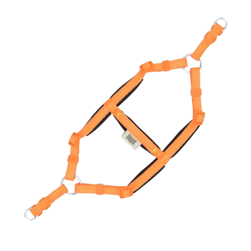 Doggie Konfor Dokuma Ronin Göğüs Tasması Turuncu 1X30-35Cm