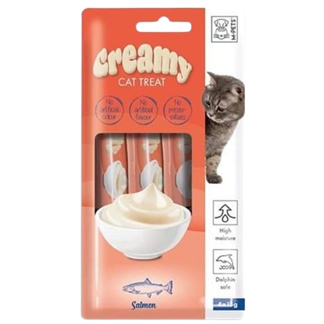 Creamy Salmon Kedi Ödül Maması 4*15 g