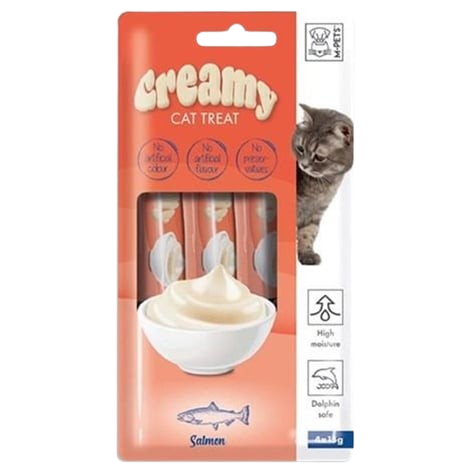 Creamy Salmon Kedi Ödül Maması 4*15 g