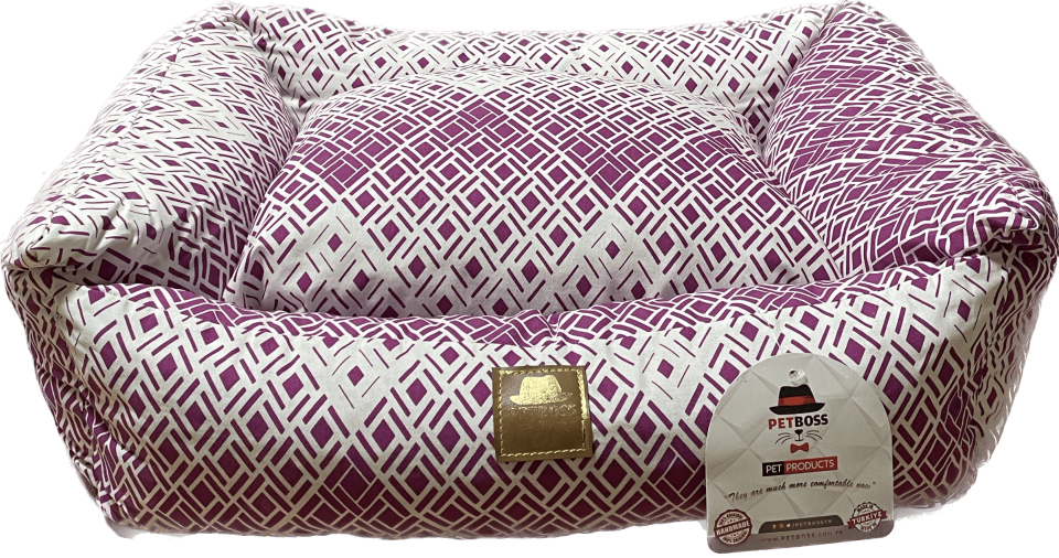 Petboss Long Lıve Set M (Mor-Beyaz)