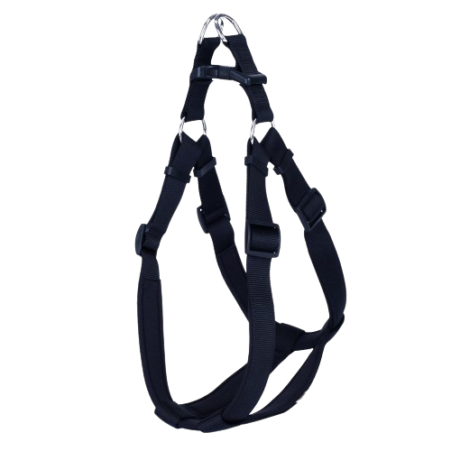 Doggie Konfor Dokuma Ronin Göğüs Tasması Siyah 3X75-85Cm