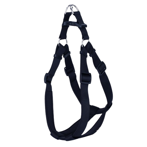 Doggie Konfor Dokuma Ronin Göğüs Tasması Siyah 3X75-85Cm