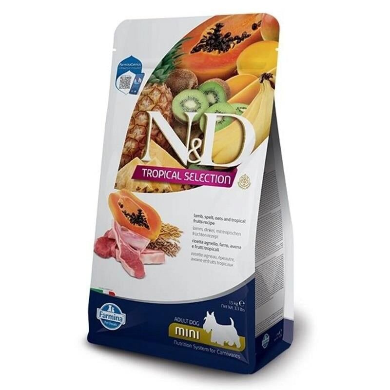 N&D Tropikal Selection Kuzulu Yetişkin Köpek Maması 1.5 kg
