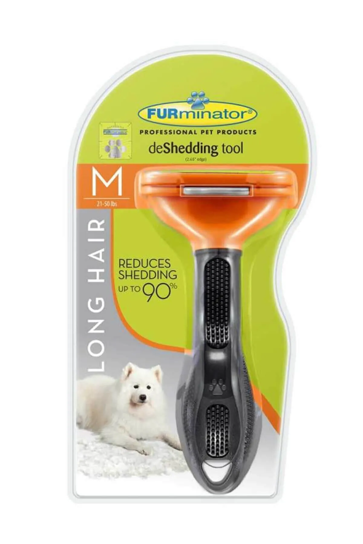 Furminator Uzun Tüylü Köpek Tarağı M