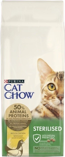 Cat Chow Kısırlaştırılmış Tavuklu Kedi Maması 15 kg