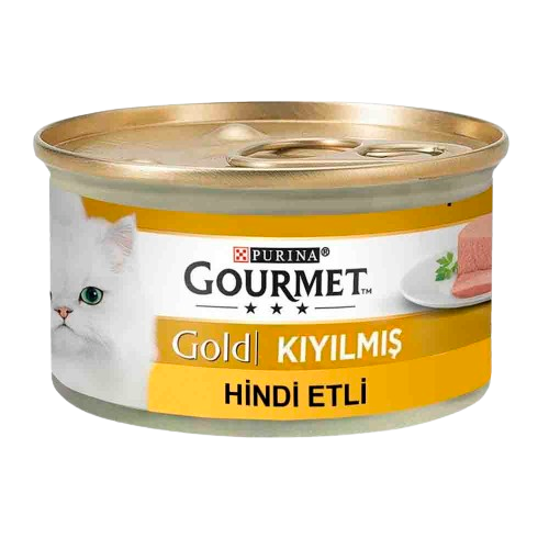 Purina Gourmet Gold Kıyılmış Hindi Etli Kedi Konservesi 85 gr