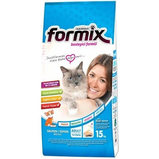 Formix Somonlu Yetişkin Kedi Maması 15 kg