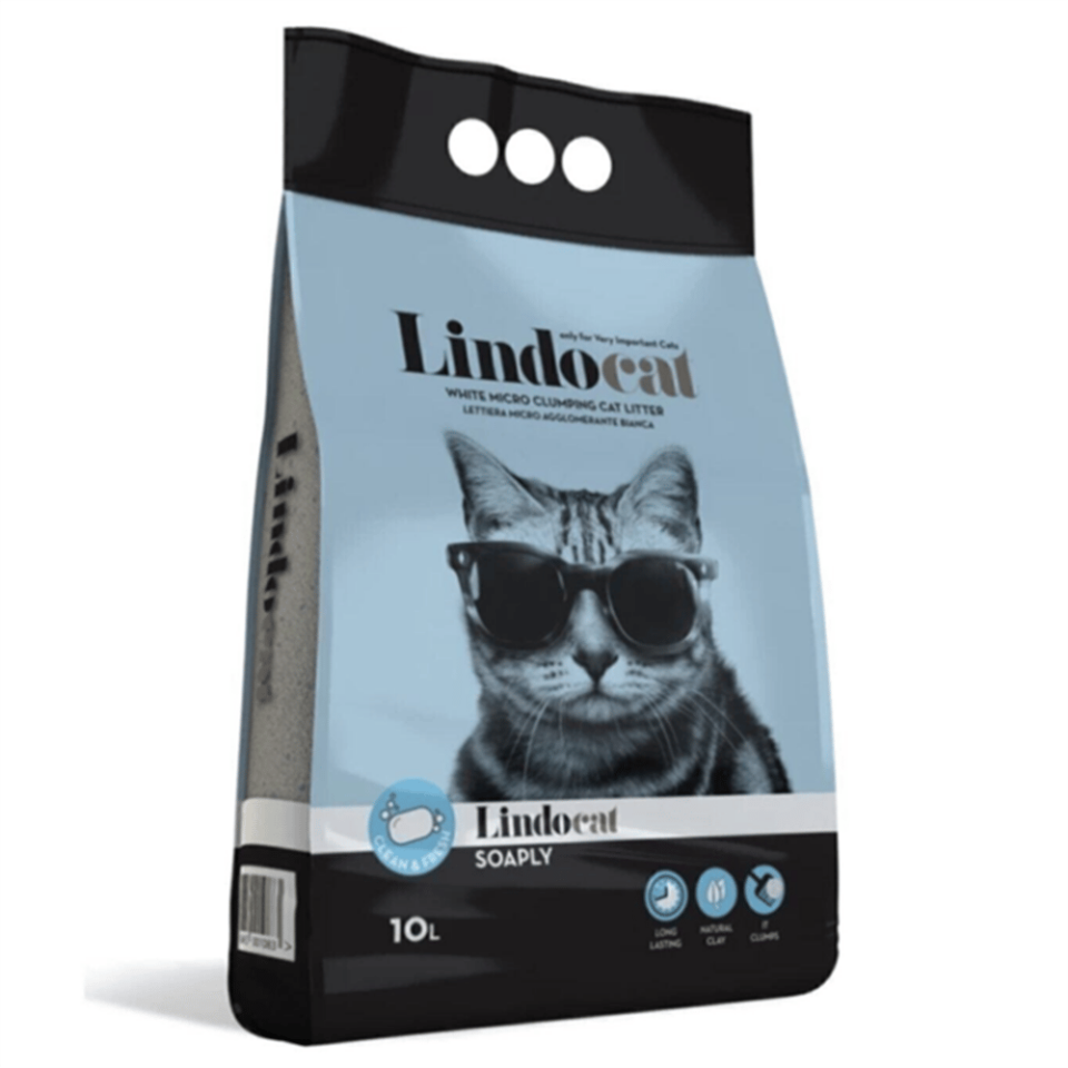 Lindocat Sabunlu Kedi Kumu 10 L