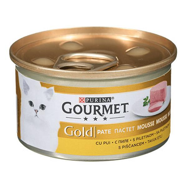 Purina Gourmet Gold Kıyılmış Tavuklu Kedi Konservesi 85 gr STD