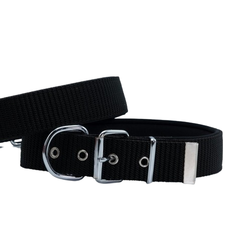 Doggie Konfor Dokuma Boyun Tasması Siyah 4X47-55Cm