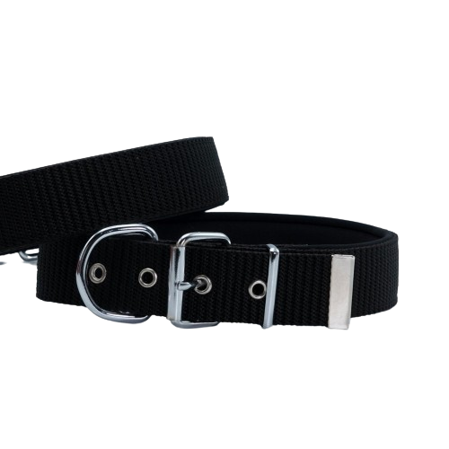 Doggie Konfor Dokuma Boyun Tasması Siyah 4X47-55Cm