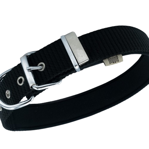 Doggie Konfor Dokuma Boyun Tasması Siyah 4X47-55Cm