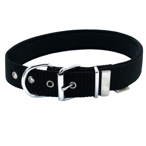 Doggie Konfor Dokuma Boyun Tasması Siyah 4X47-55Cm