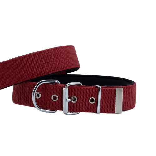 Doggie Konfor Dokuma Boyun Tasması Kırmızı 4X47-55Cm