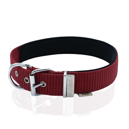 Doggie Konfor Dokuma Boyun Tasması Kırmızı 4X47-55Cm