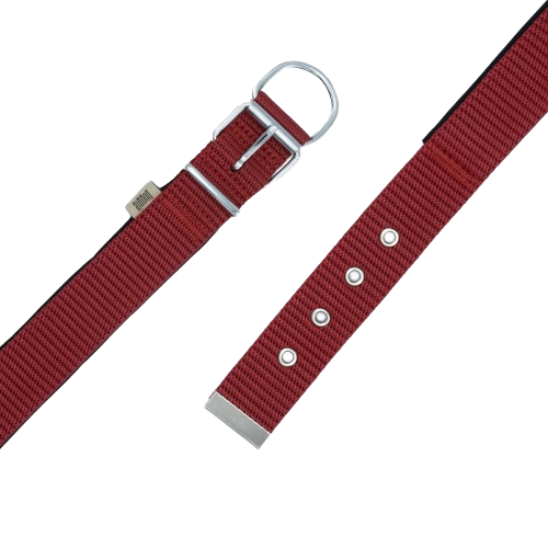 Doggie Konfor Dokuma Boyun Tasması Kırmızı 4X47-55Cm