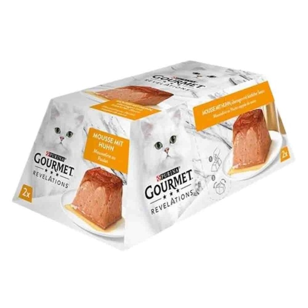 Purina Gourmet Revelations Tavuk Etli Yetişkin Kedi Yaş Maması 2*57 g
