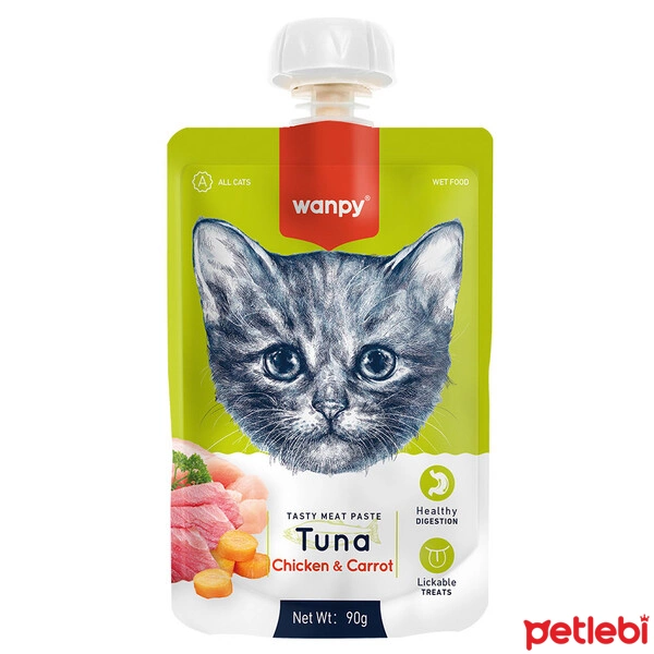 Wanpy Ton Balıklı Kedi Ödül Maması 90 g STD