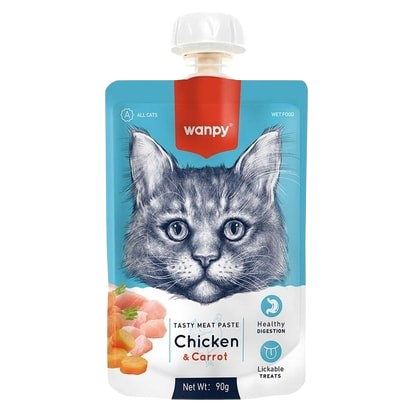 Wanpy Tavuklu Kedi Ödül Maması 90 g