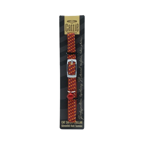 Cattie Lastikli Kedi Boyun Tasması Kırmızı 1X20-30Cm