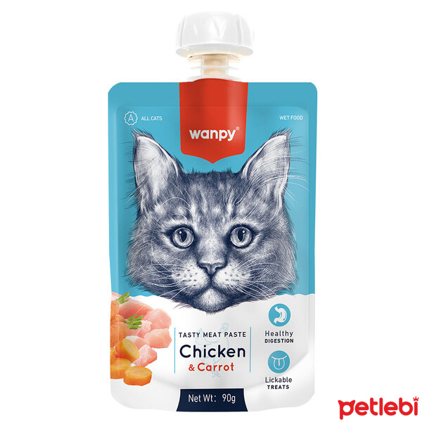 Wanpy Tavuklu Kedi Ödül Maması 90 g STD
