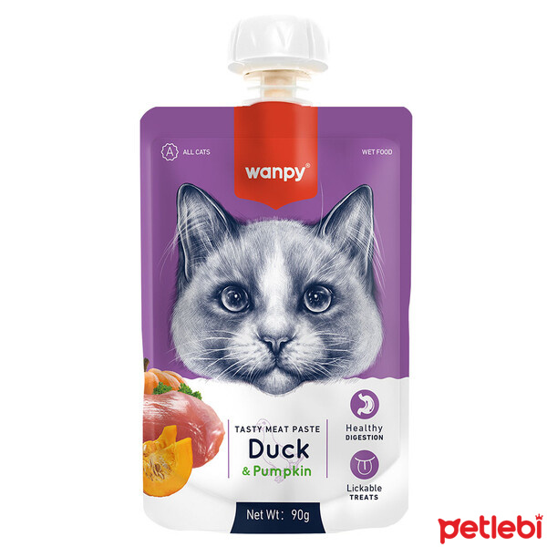 Wanpy Ördekli Kedi Ödül Maması 90 g