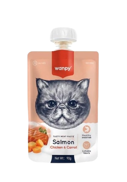 Wanpy Somonlu Kedi Ödül Maması 90 g