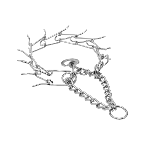 Doggie Dikenli Boğmalı Zincir Tasma Kromkaplama 3,5X55Cm