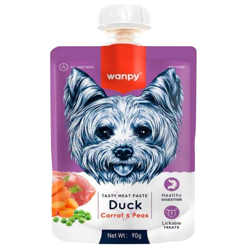 Wanpy Ördekli Köpek Ödül Maması 90 gr STD