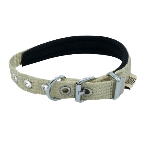 Doggie Konfor Dokuma Boyun Tasması Haki 1,5X20-25Cm