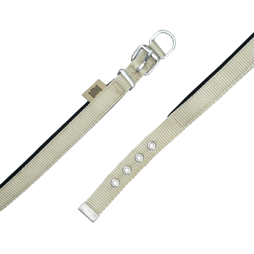 Doggie Konfor Dokuma Boyun Tasması Haki 2X30-35Cm